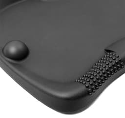 The anti-fatigue mat is essential for standing while working at your standing desk. It provides immense pressure relief for your joints when you stand. You will feel the difference immediately when using it. It has an ergonomic design with different pressure relief points.