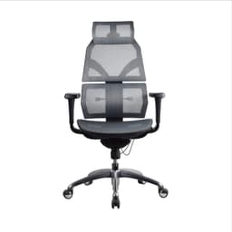 Ergonomic chair for the home office with full mesh finish (seat and backrest), modern, highly adjustable, and super comfortable. Specifically designed for people who spend many hours working in front of the computer. Provides excellent support for the entire back, helping you maintain good posture. Reduces leg strain with a design that allows for better circulation. Constructed with high-quality materials and a special breathable mesh that keeps you cool all day.