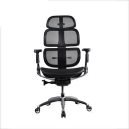 Premium ergonomic chair for the home office with full mesh finish (seat and backrest), lumbar support, highly adjustable, and super comfortable. Specifically designed for people who spend many hours working in front of the computer. Provides excellent support for the entire back, helping you maintain good posture. Reduces leg strain with a design that allows for better circulation. Built with high-quality materials and a special breathable mesh that keeps you cool all day.