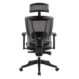 Ergonomic chair for the home office with full mesh finish (seat and backrest), adjustable lumbar support, and an ergonomic design. Provides good support for the entire back, helping you maintain a good posture. Reduces leg tension with a design that allows better circulation. Constructed with high-quality materials and a special breathable and elastic mesh that keeps you cool all day.