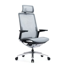 Ergonomic chair for the home office with a full mesh finish (seat and backrest), adjustable lumbar support, and a modern design. It provides good support for your entire back, helping you maintain good posture. It reduces leg tension with a design that allows better circulation. Constructed with high-quality materials and a special breathable and elastic mesh that keeps you cool all day.