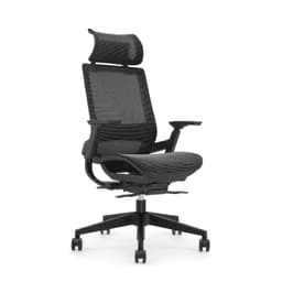 Ergonomic chair for the home office with a full mesh finish (seat and backrest), adjustable lumbar support, and a modern design. It provides good support for your entire back, helping you maintain good posture. It reduces leg tension with a design that allows better circulation. Constructed with high-quality materials and a special breathable and elastic mesh that keeps you cool all day.