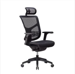 Ergonomic chair for the home office with full mesh finish (seat and backrest), modern, highly adjustable, and super comfortable. Specially designed for people who spend many hours working in front of the computer. Provides excellent support for the entire back, helping you maintain good posture. Reduces leg strain with a design that allows for better circulation. Constructed with high-quality materials and a special breathable mesh that keeps you cool all day.