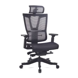 Highly advanced ergonomic chair for home office. It has two distinctive features; the backrest can be tilted 16 degrees forward and the seat can also be tilted forward. It features a luxury mesh finish (seat and backrest), lumbar support, and an adjustable and super comfortable backrest height. Specifically designed for people who spend long hours working at the computer. It provides excellent support for the entire back, helping you maintain good posture. It reduces leg strain with a design that allows for better circulation. Built with high-quality materials and a special breathable mesh that keeps you cool all day.
