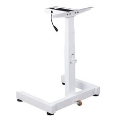 This single-column height-adjustable desk base is ideal for people with limited space.