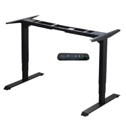 The X dual motor height-adjustable base is the most powerful and fastest solution with a triple-stage leg design that provides greater functionality. It has a height adjustment range of 60-125 cm, a weight capacity of up to 140 kg, and a speed of 38 mm/s. Ideal for shorter or taller individuals, to accommodate large desktops up to 220 cm in length and heavy solid wood desktops.