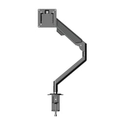 The aluminum monitor arm allows you to seamlessly adjust the screen to the correct height, depth, and viewing angle, reducing neck strain. The arm is highly adjustable and uses a pneumatic counterbalance spring mechanism, giving you the sensation that the monitor is floating. It is the perfect complement to your standing desk setup in the home office.